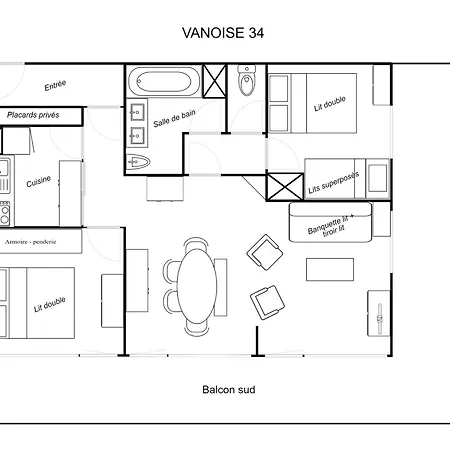 Grand 3 Pieces Avec Balcon Sud, Meribel - Fr-1-182-192 *